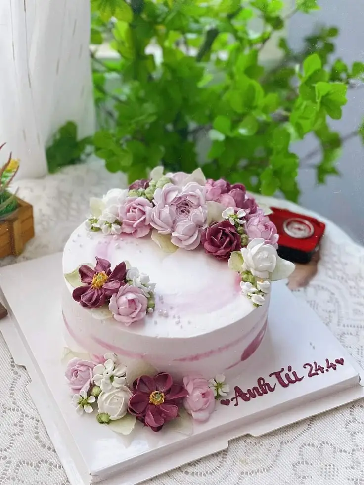 Bánh Kem Màu Tím Pastel - Bộ Sưu Tập Ảnh Đẹp 33