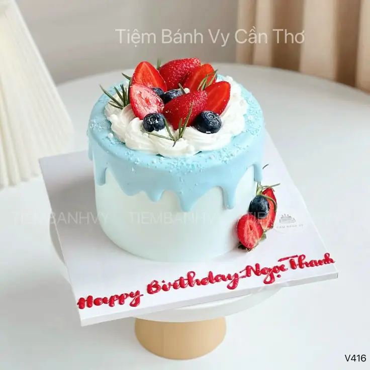 Mẫu Bánh Kem Trái Cây Đẹp: Hình Ảnh Tươi Mát và Hấp Dẫn 28