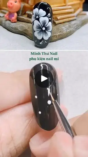 Mẫu nail vẽ hoa đơn giản - Nghệ thuật làm đẹp từ thiên nhiên 18