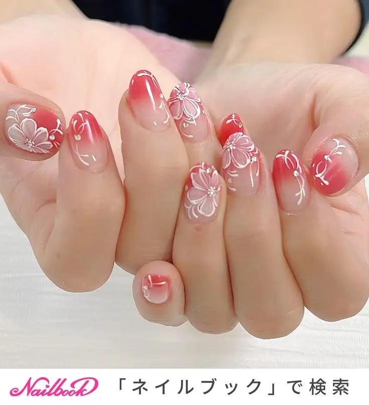 Mẫu nail vẽ hoa đơn giản - Nghệ thuật làm đẹp từ thiên nhiên 39