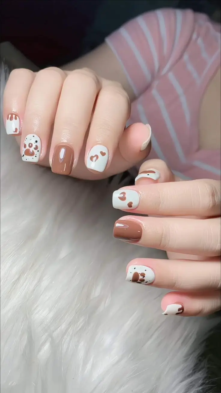 Mẫu nail vẽ hoa đơn giản - Nghệ thuật làm đẹp từ thiên nhiên 55