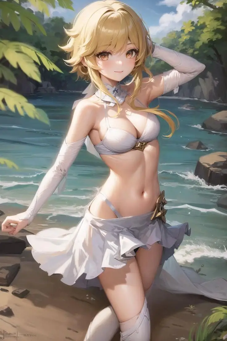 Top Ảnh Gái Anime Mặc Bikini Dễ Thương