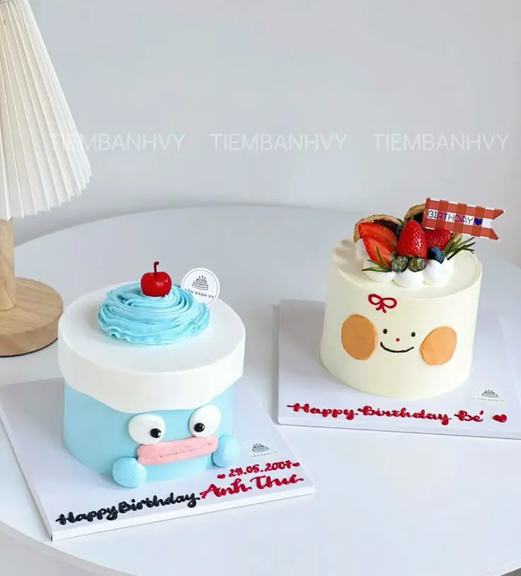 Bánh Sinh Nhật Cute Đơn Giản - Những Thiết Kế Đẹp Nhất 69