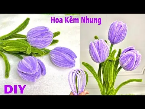 Cách Làm Hoa Bằng Kẽm Nhung: Hướng Dẫn Chi Tiết 14