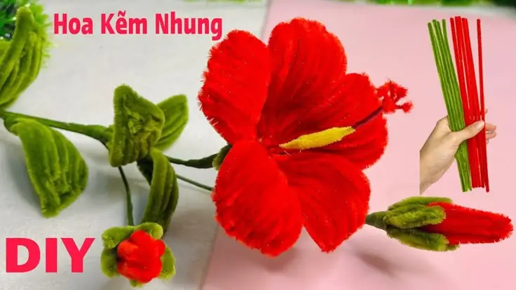 Cách Làm Hoa Bằng Kẽm Nhung: Hướng Dẫn Chi Tiết 33