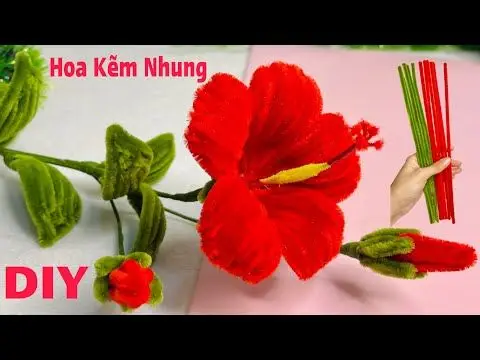 Cách Làm Hoa Bằng Kẽm Nhung: Hướng Dẫn Chi Tiết 74