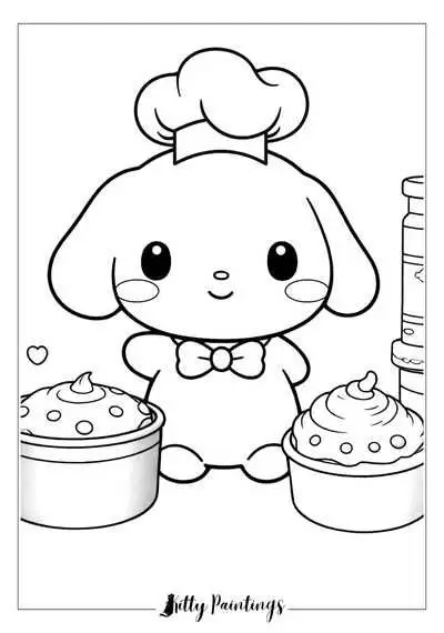 Cinnamoroll Tranh Tô Màu Kuromi Cute - Tuyển Tập Hình Ảnh Đáng Yêu 29