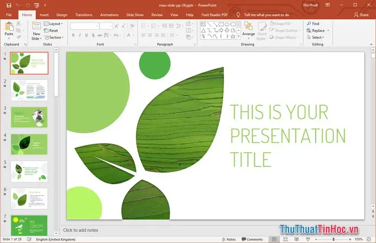 38 Hình nền PowerPoint đẹp cho bài thuyết trình ấn tượng 76