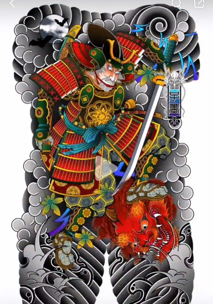 Hình Xăm Samurai Nhật Cổ: Biểu Tượng Của Danh Dự Và Tự Do 49