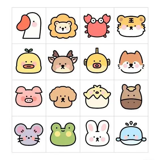 Đơn Giản Tô Màu Sticker Cute - Tuyển Tập Hình Ảnh Đầy Màu Sắc 11