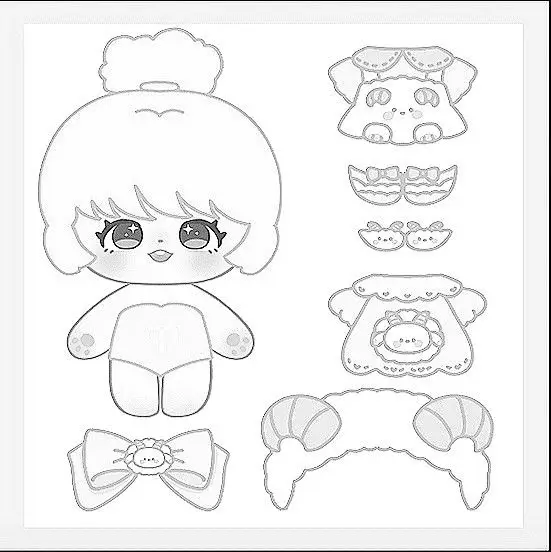 Tô Màu Búp Bê Chibi - Sáng Tạo Với Những Hình Ảnh Dễ Thương 17