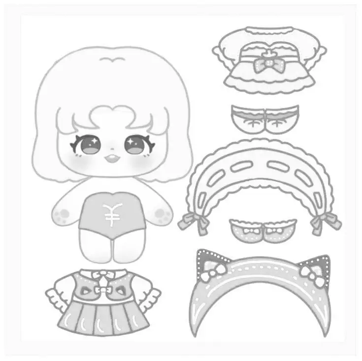 Tô Màu Búp Bê Chibi - Sáng Tạo Với Những Hình Ảnh Dễ Thương 50