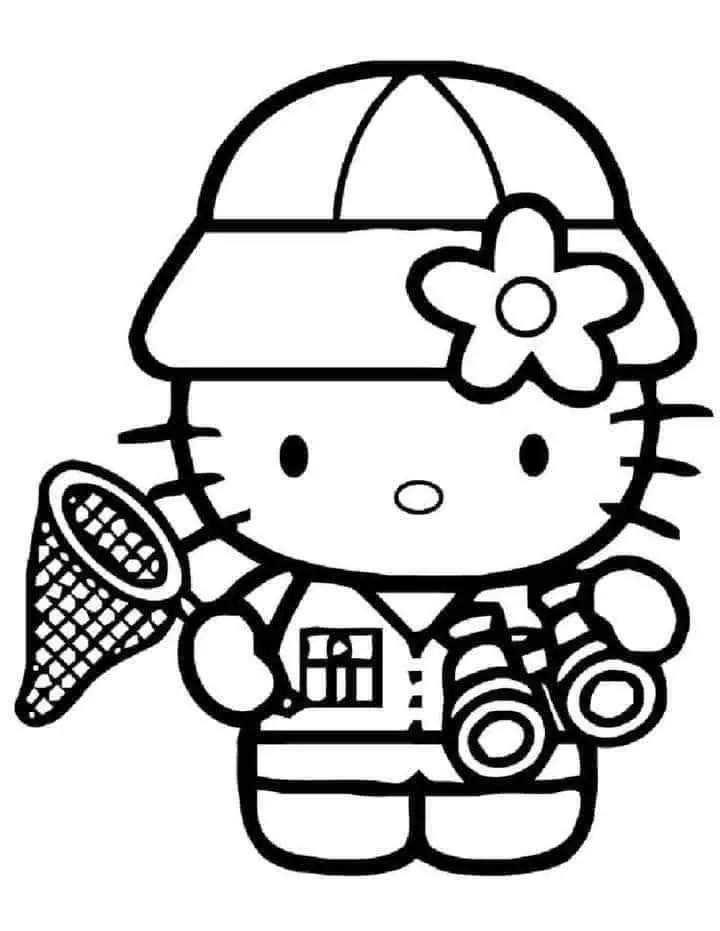 Khám Phá Tranh Tô Màu Hello Kitty Dễ Thương 16