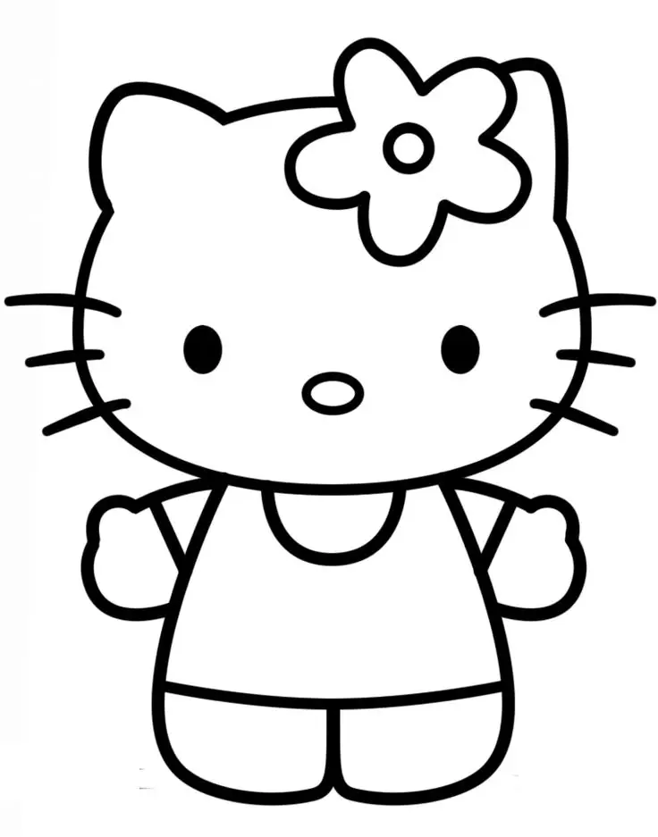 Khám Phá Tranh Tô Màu Hello Kitty Dễ Thương 23