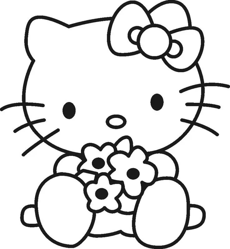 Khám Phá Tranh Tô Màu Hello Kitty Dễ Thương 27