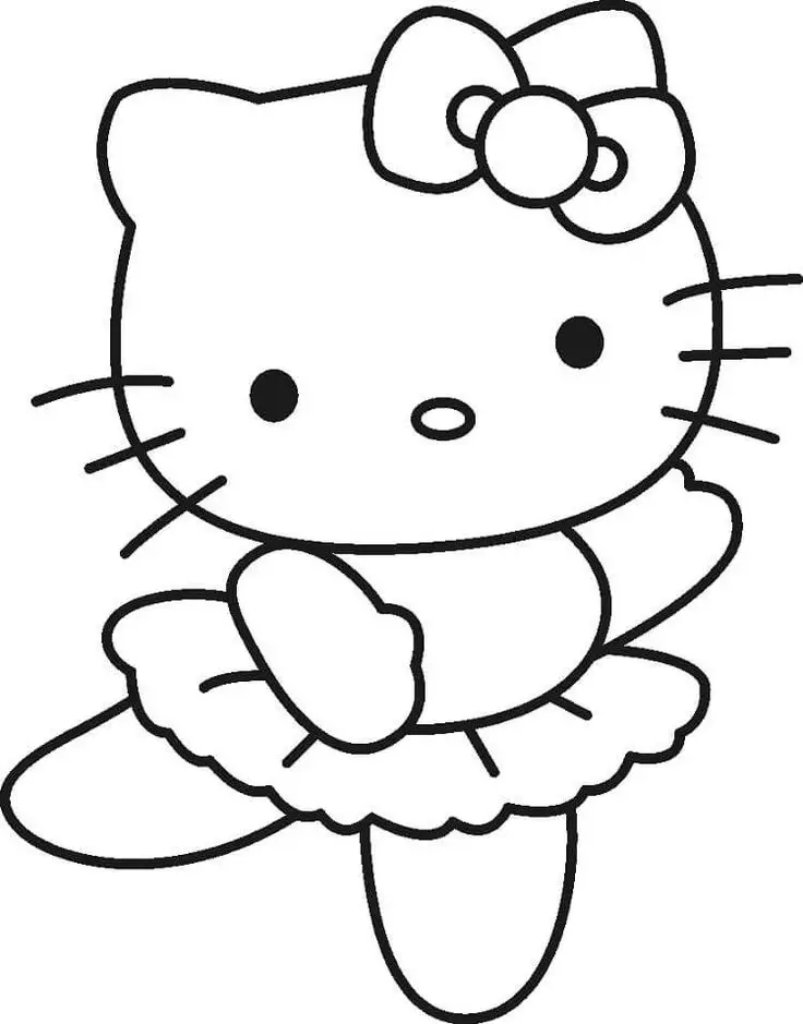 Khám Phá Tranh Tô Màu Hello Kitty Dễ Thương 62