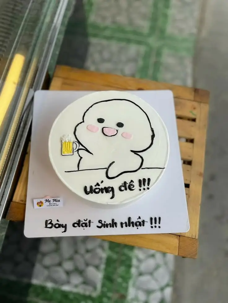 Vẽ Bánh Sinh Nhật Chibi Dễ Thương 24