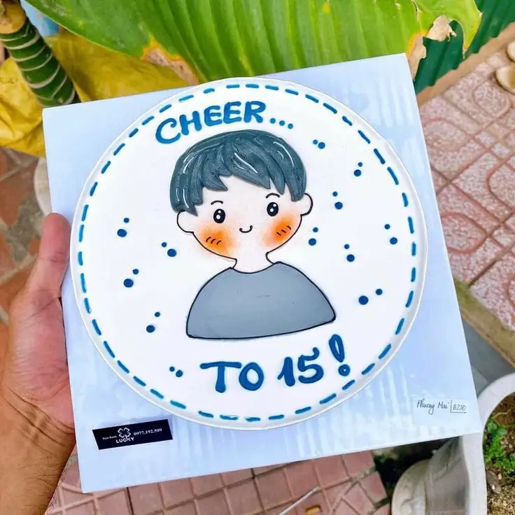 Vẽ Bánh Sinh Nhật Chibi Dễ Thương 29