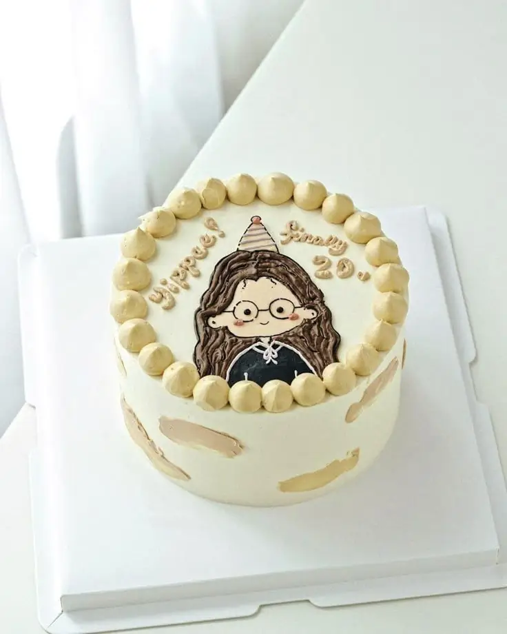 Vẽ Bánh Sinh Nhật Chibi Dễ Thương 33