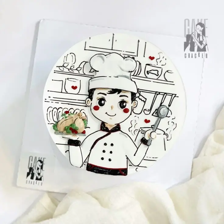 Vẽ Bánh Sinh Nhật Chibi Dễ Thương 46