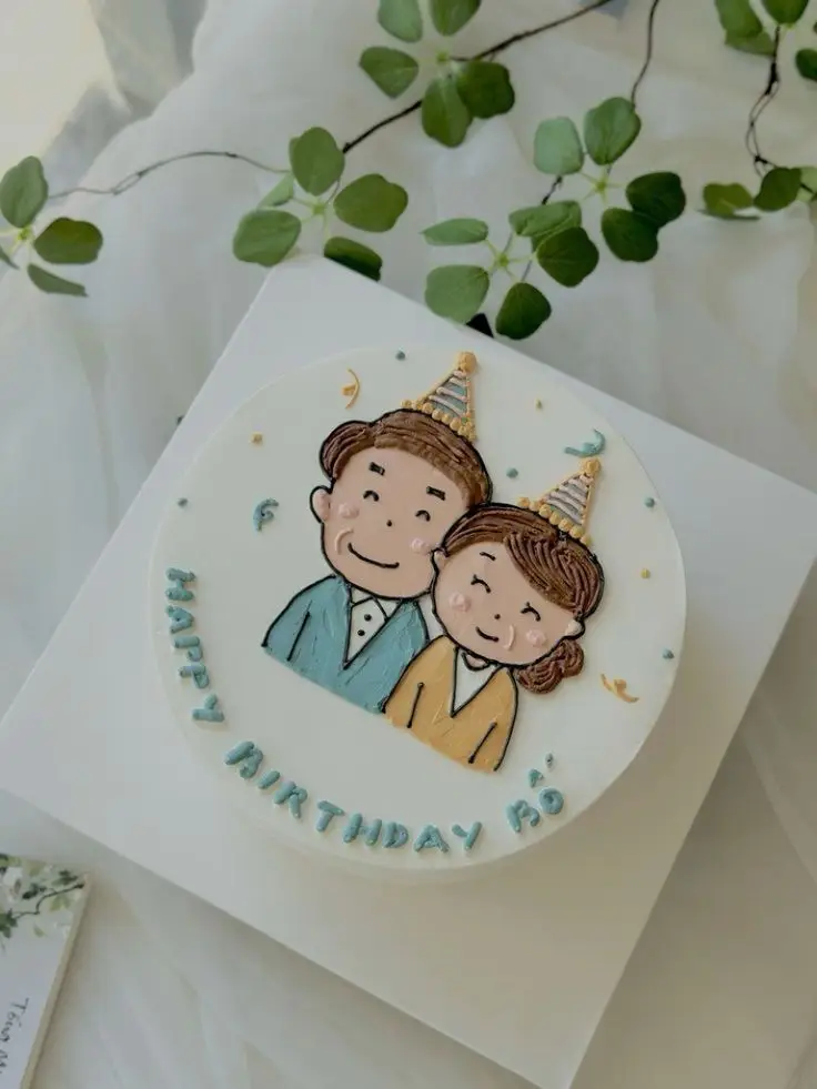 Vẽ Bánh Sinh Nhật Chibi Dễ Thương 47