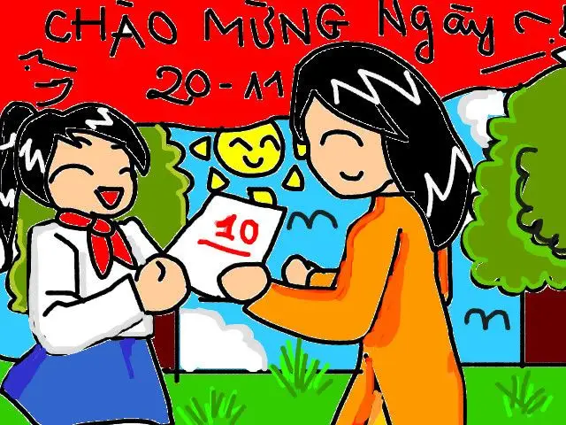 Vẽ Tranh 20-11 Đơn Giản Đẹp: Bộ Sưu Tập Ảnh Đặc Sắc 10