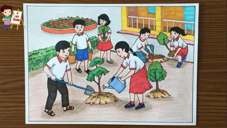 Vẽ Tranh Chủ Đề Bảo Vệ Môi Trường: Hình Ảnh Đẹp Nhất 33